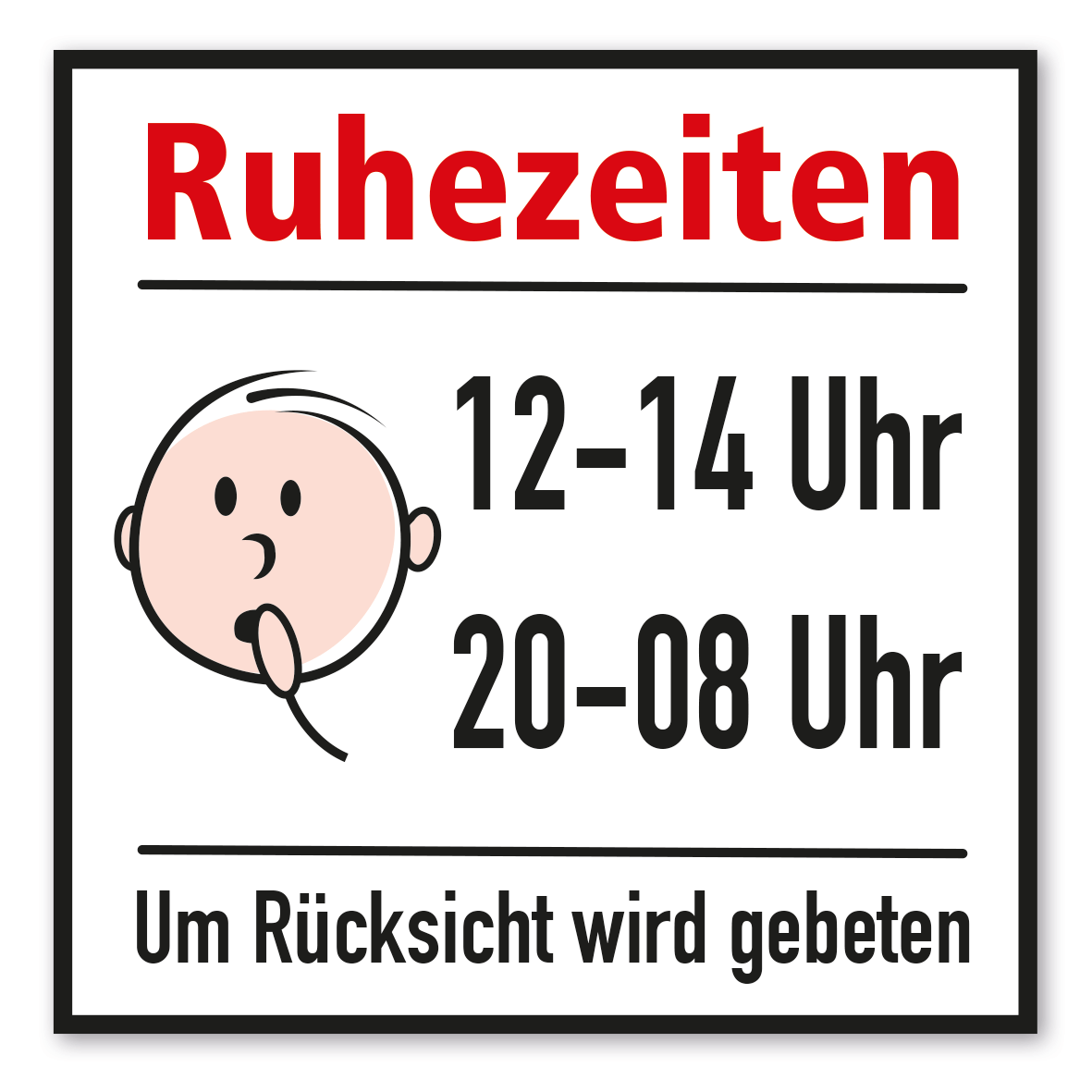 SP-04-P17 – Ruhezeiten 12.00-14.00 Uhr, 20.00-08.00 Uhr