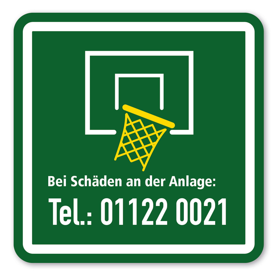 SP-03-P70 – Bei Schäden an der Anlage (Basketball)
