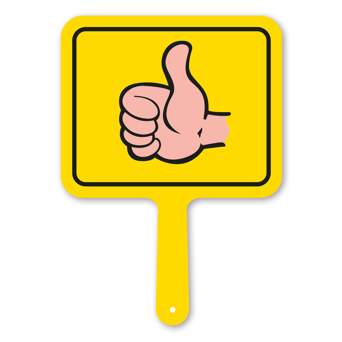 Originelles Formschild – Alles Roger - Daumen hoch – Motivschild