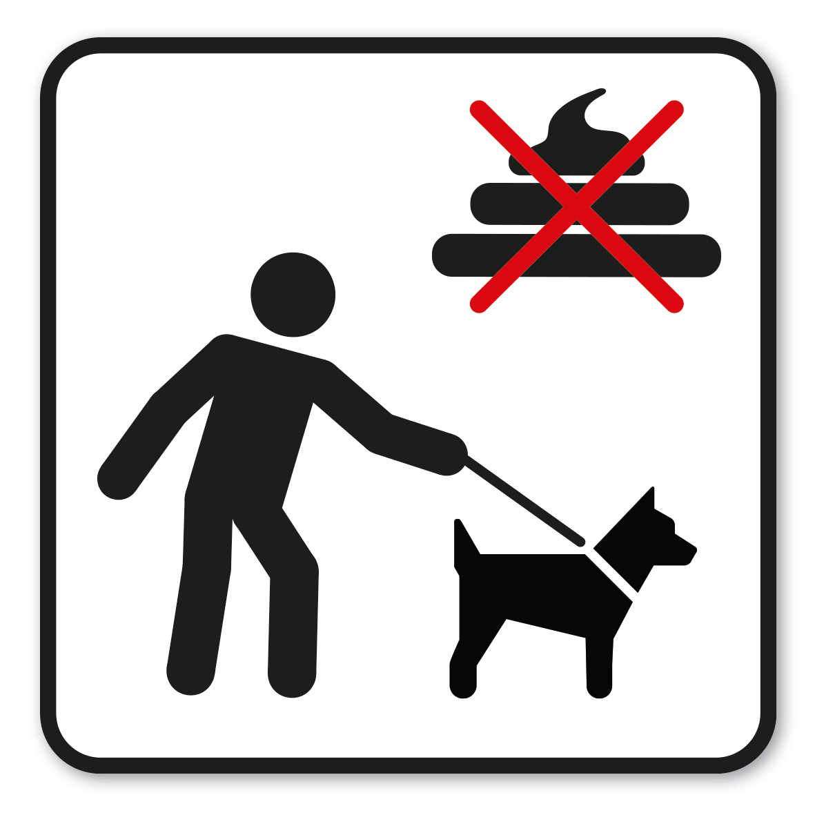 SP-02-P10 – Das Mitführen von Hunden ist gestattet, Koten verboten