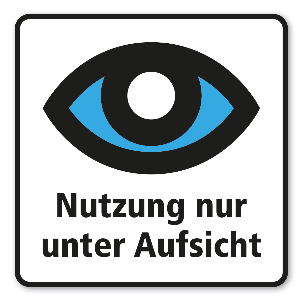 SP-01-P121 – Nutzung nur unter Aufsicht