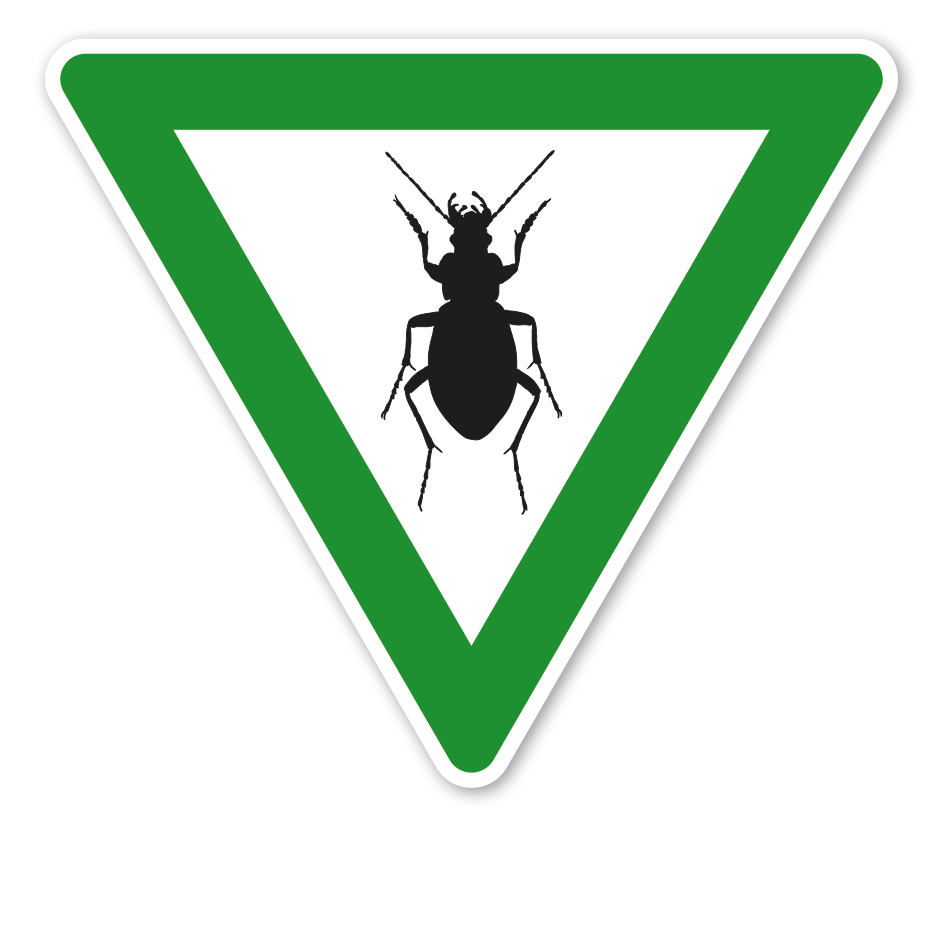 Verkehrsschild Tier- und Naturschutz - Grubenlaufkäfer – VZ-PR-250