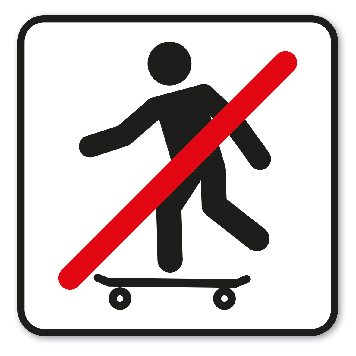 SP-02-P34 – Skateboardfahren verboten