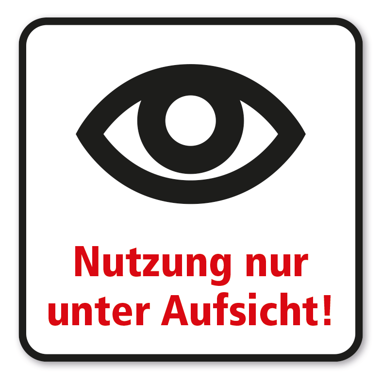 SP-02-P125 – Nutzung nur unter Aufsicht
