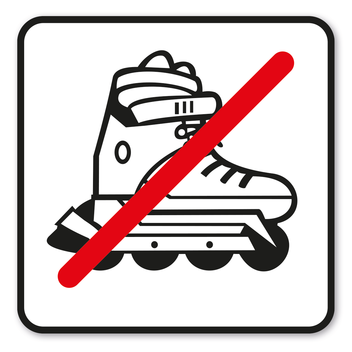 GF-P39 – Das Befahren des Geländes mit Inlineskates ist verboten