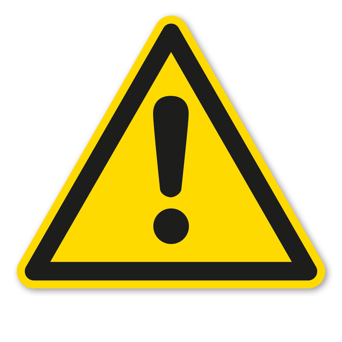 Allgemeines Warnzeichen – ISO 7010 - W001