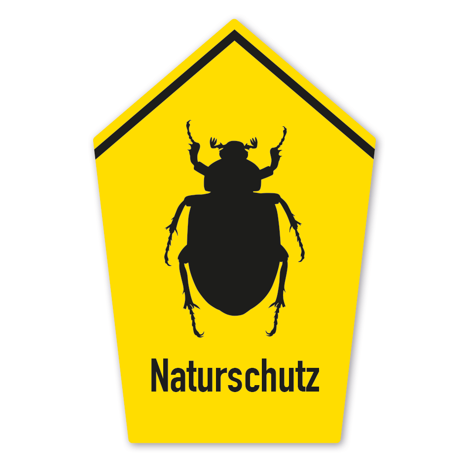 Naturschutzschild Naturschutz - Eremit - Juchtenkäfer