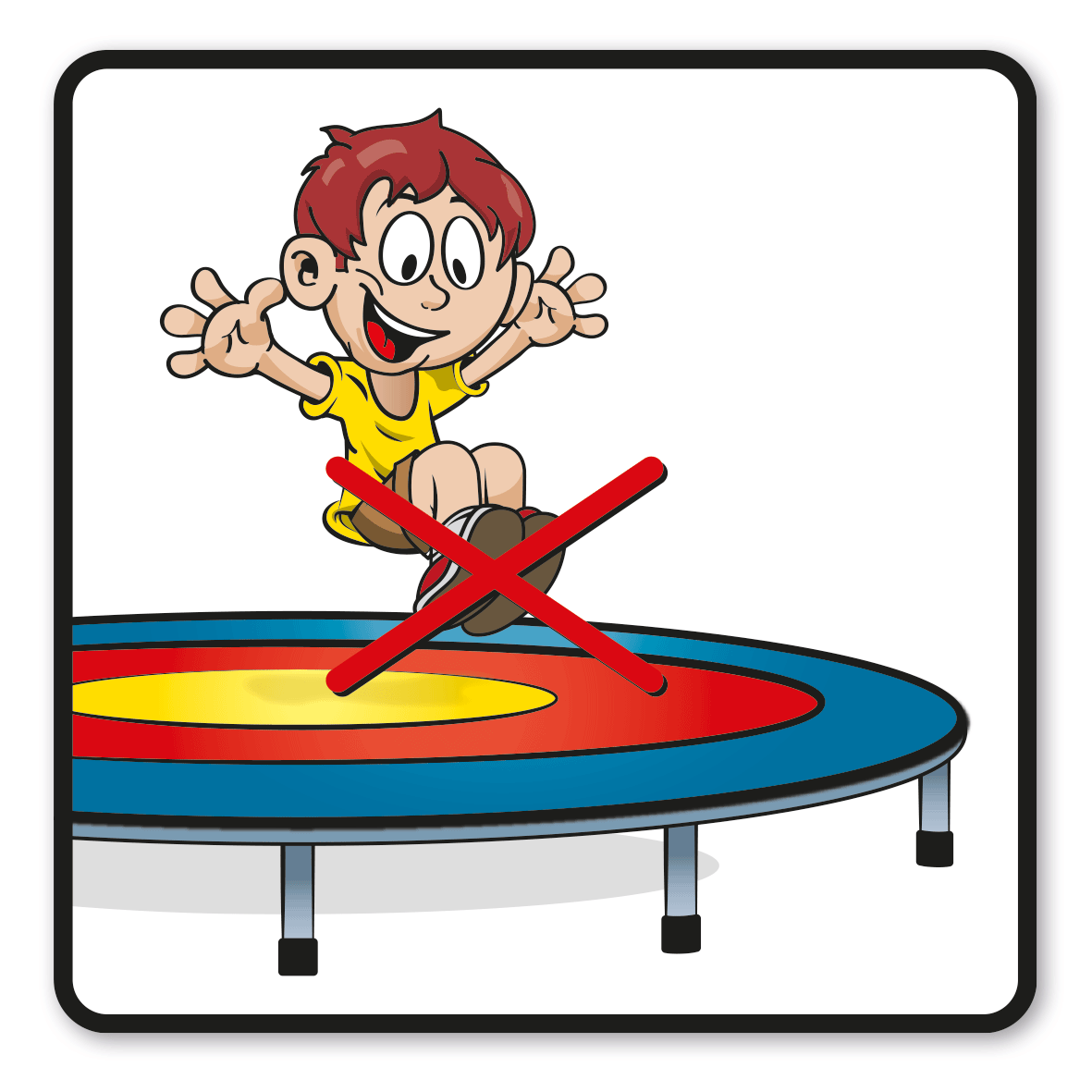 SP-01-P55 – Mit Schuhen hüpfen verboten