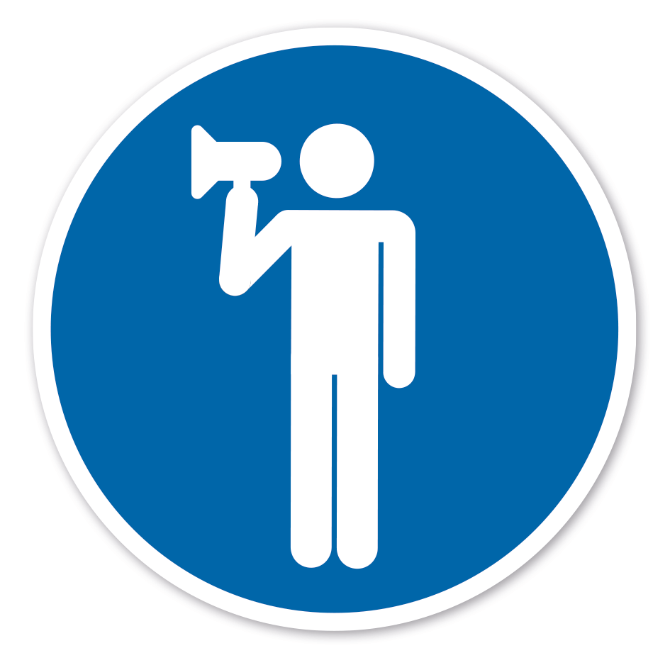 Gebotszeichen Anweisungen des Aufsichtspersonals sind zu befolgen