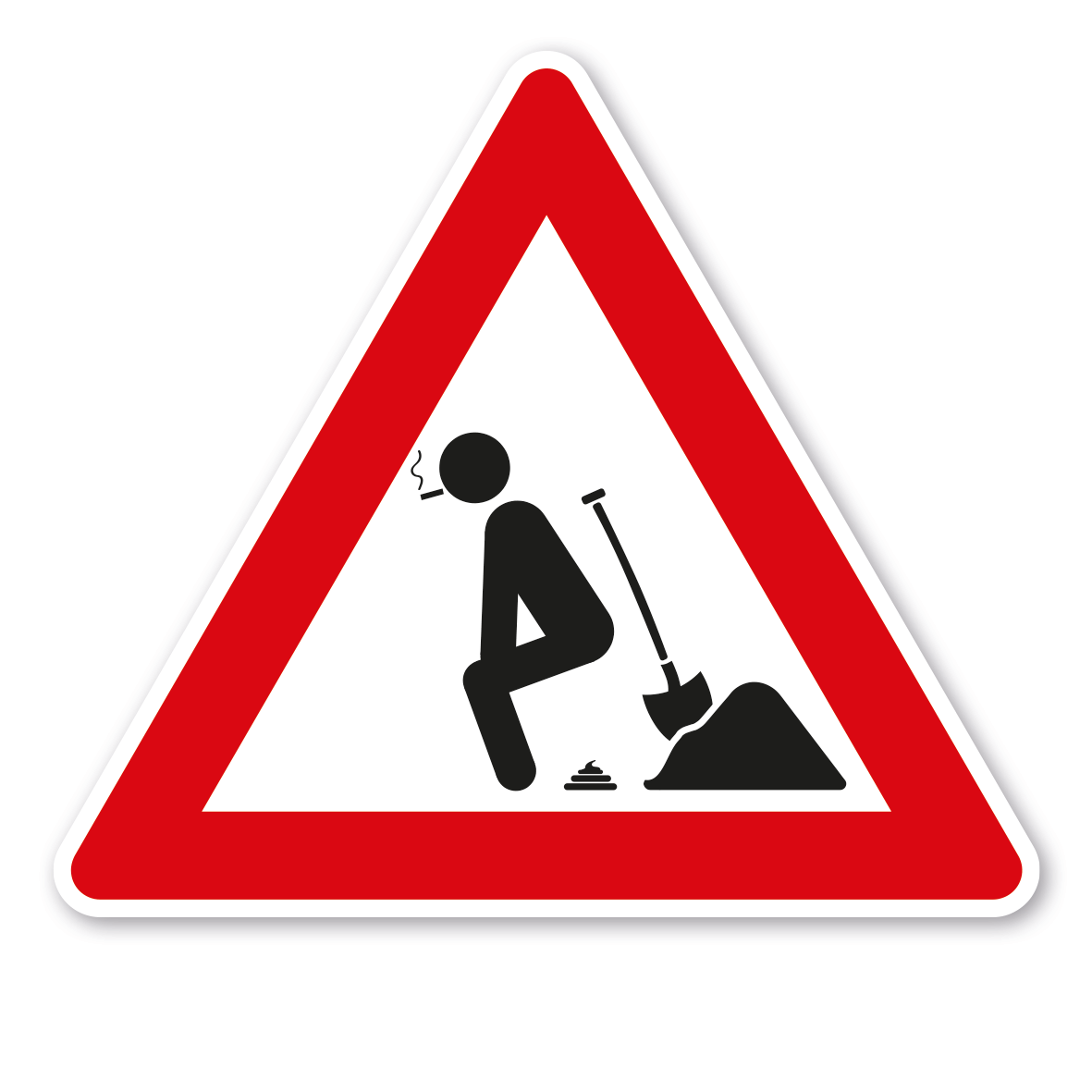 Tanalia Baustelle Keep Out Schild – Warnschild Für Bauarbeiten, Achtung Betreten Verboten, Aus UK