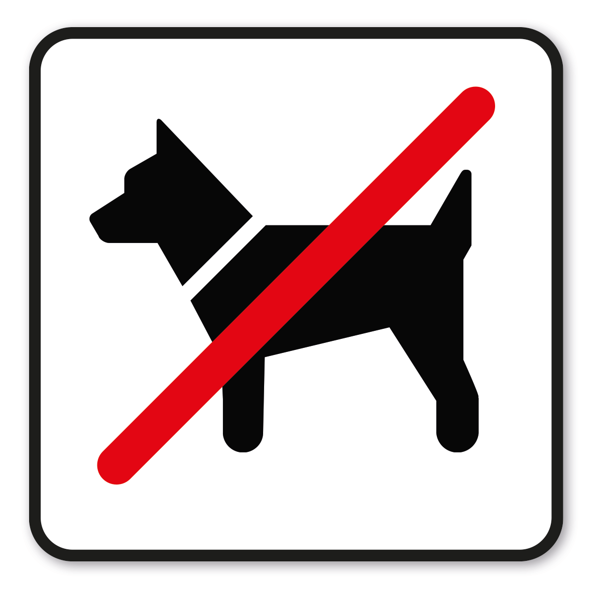 GF-P09 – Für Hunde verboten