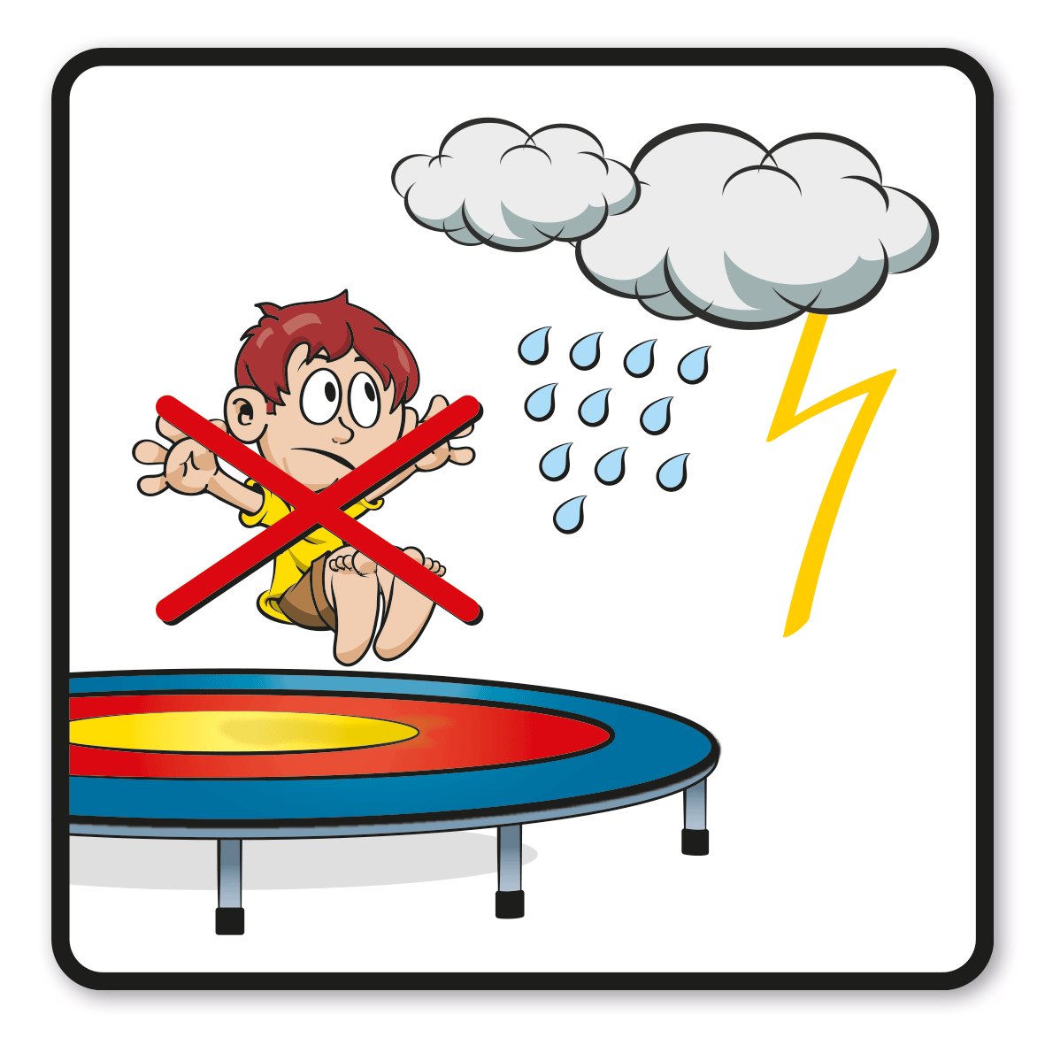 SP-01-P56 – Bei Gewitter und Nässe hüpfen verboten