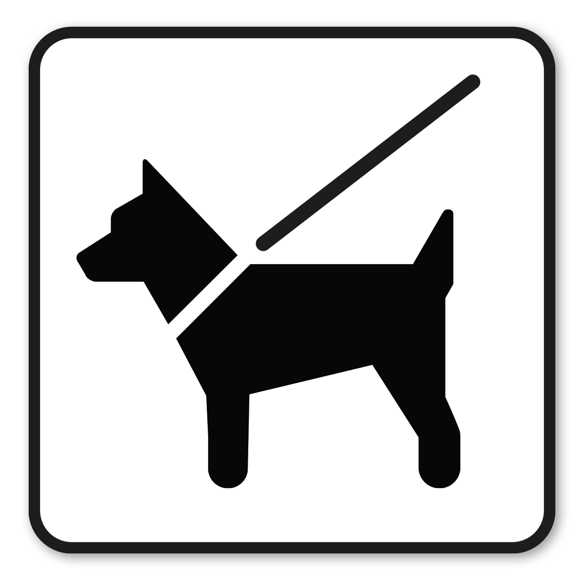 GF-P86 – Hunde sind anzuleinen