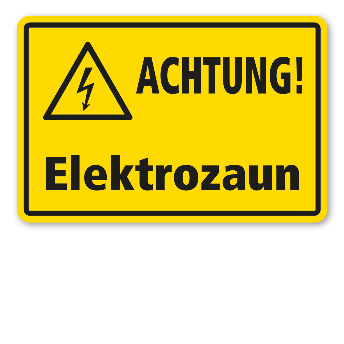 4x Asbest-Warnaufkleber – Vorsicht Gefahr, UV-beständig, Wasserfest, 130x87mm