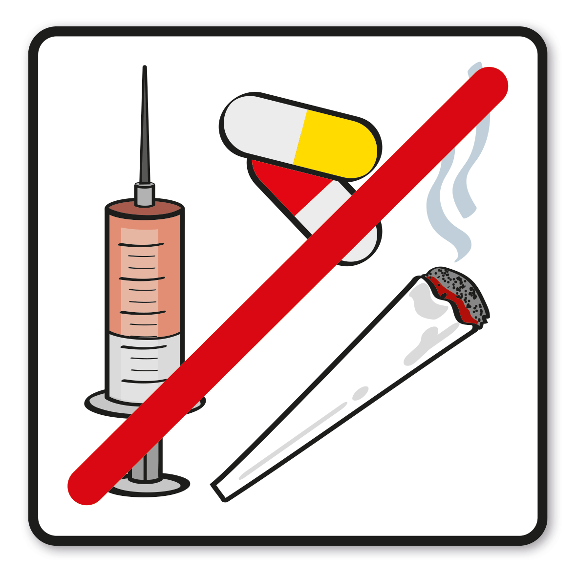 SP-01-P102 – Keine Drogen - Rauschmittel