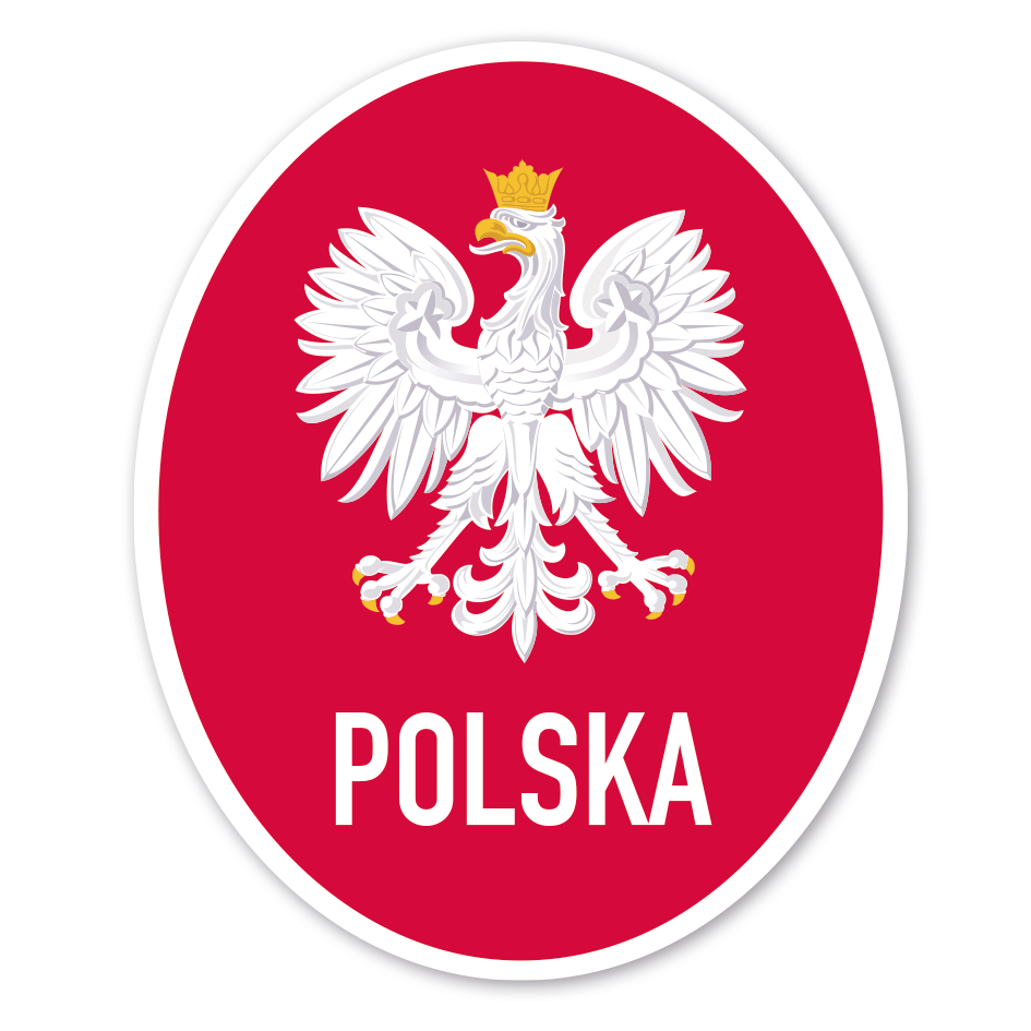 Grenzschild Polska - Polen