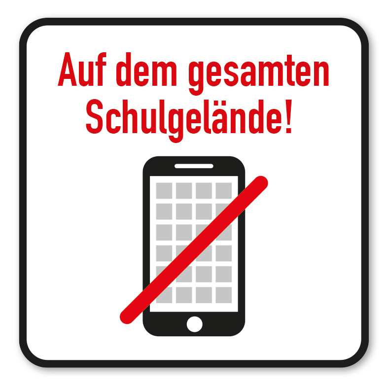 SP-02-P121 – Smartphone - Handy auf dem gesamten Schulgelände verboten