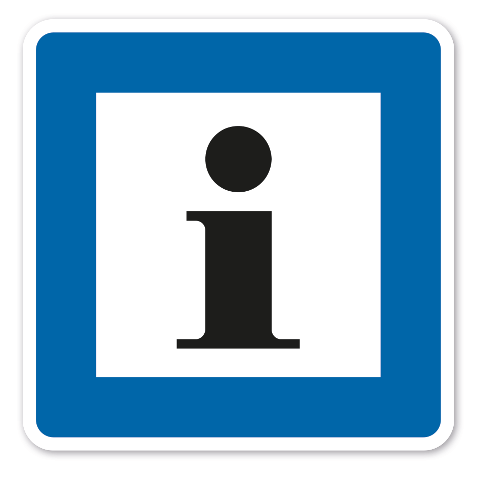Verkehrsschild Informationsstelle – VZ-365-61
