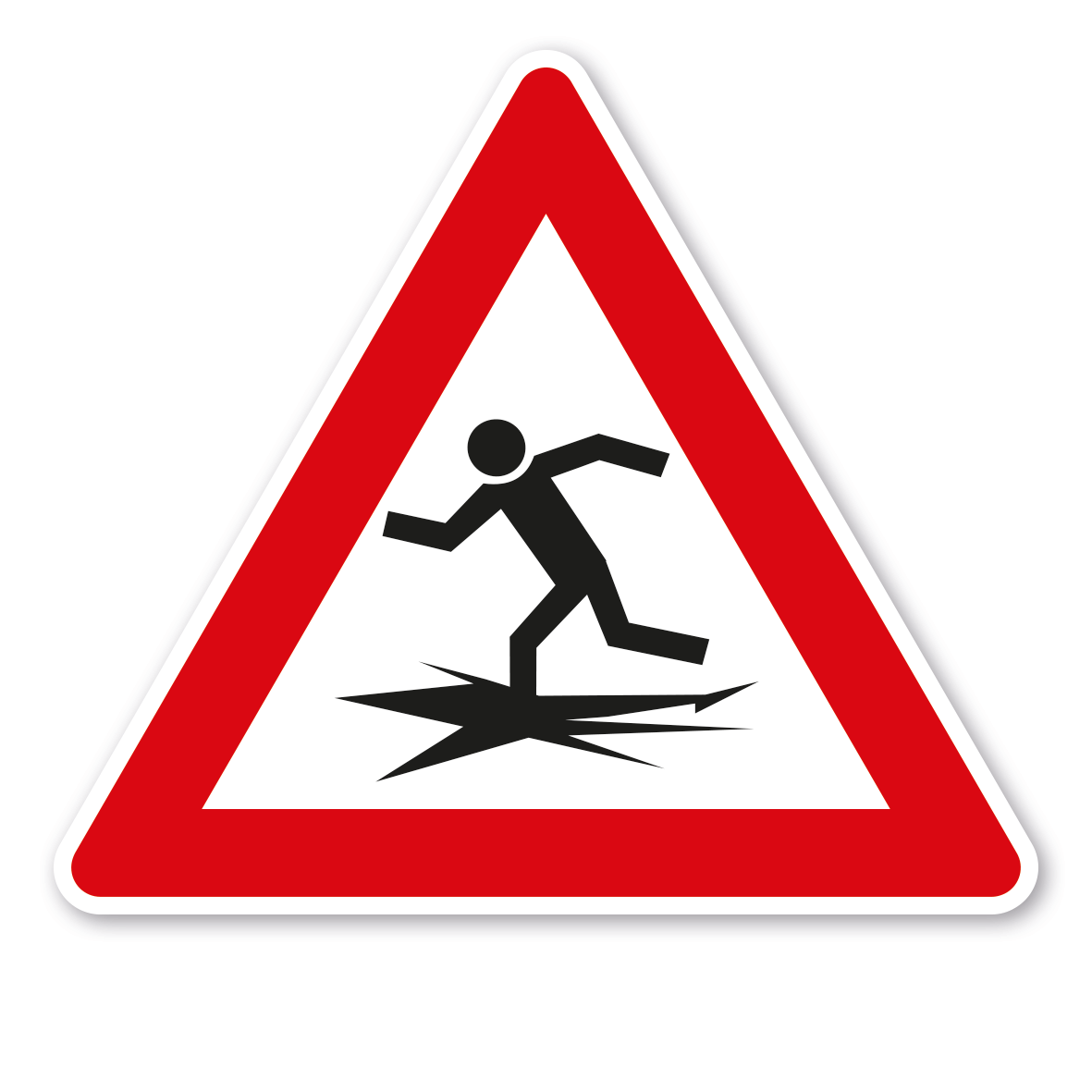 Verkehrsschild Warnung vor Eiseinbruch – VZ-PR 25