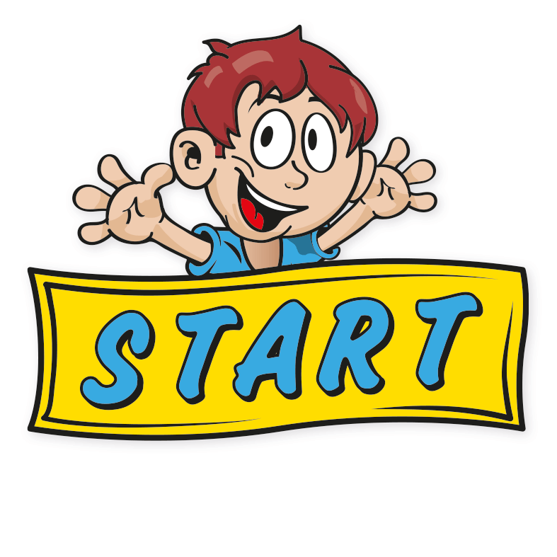 Bodenkleber für Bewegungspfade - Start Junge – BWP-01-15