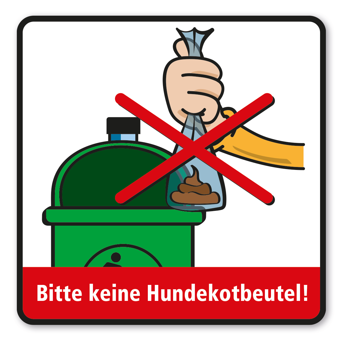 SP-01-P84 – Bitte keine Hundekotbeutel einwerfen