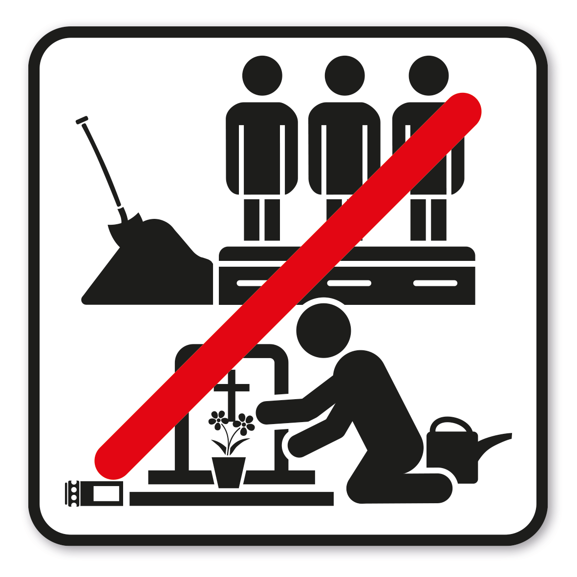 GF-P78 – Bestattungen durch nahe Arbeiten stören verboten