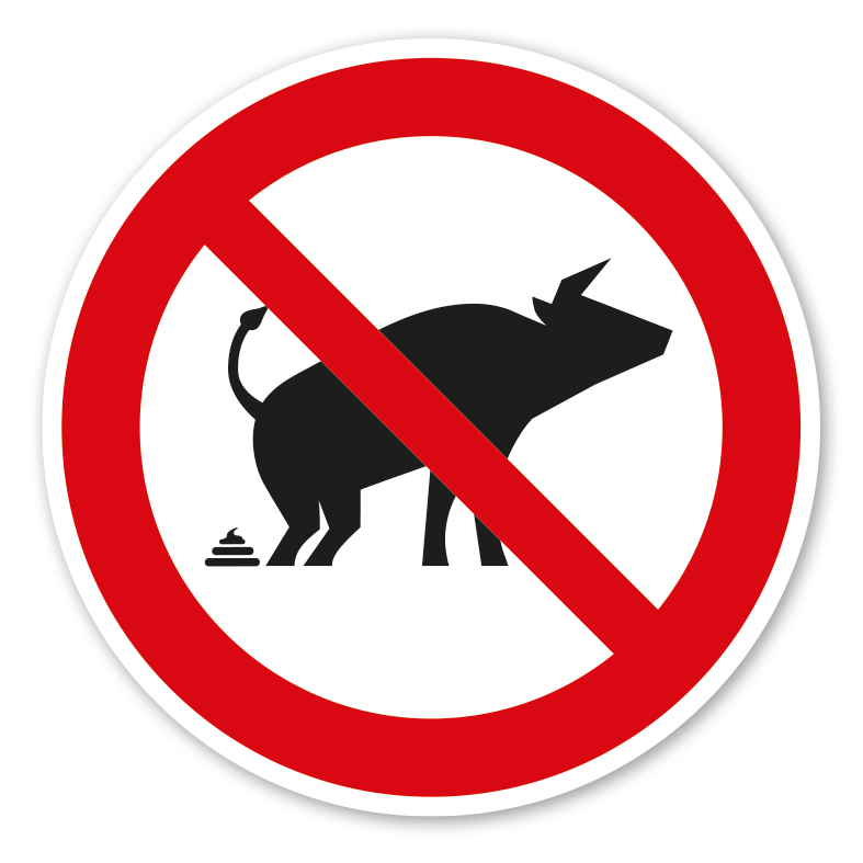 Verbotszeichen No Bullshit