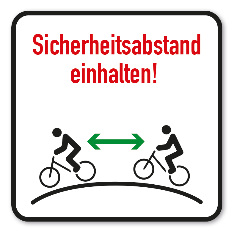 SP-02-P91 – Bikepark - Sicherheitsabstand einhalten