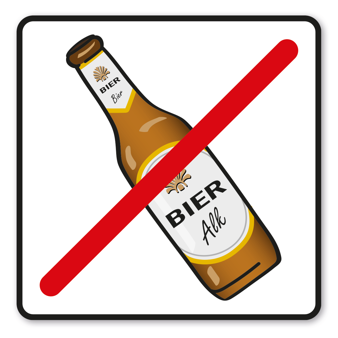 SP-01-P36 – Bier- und Alkoholkonsum verboten