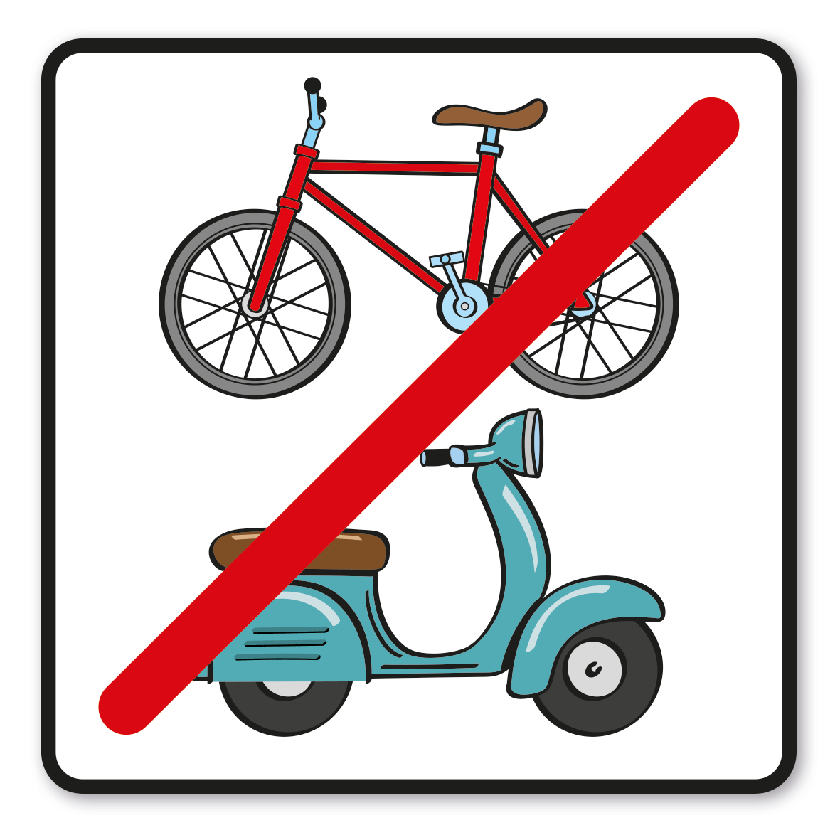 SP-01-P38 – Fahrverbot für Fahrräder und motorisierte Zweiräder