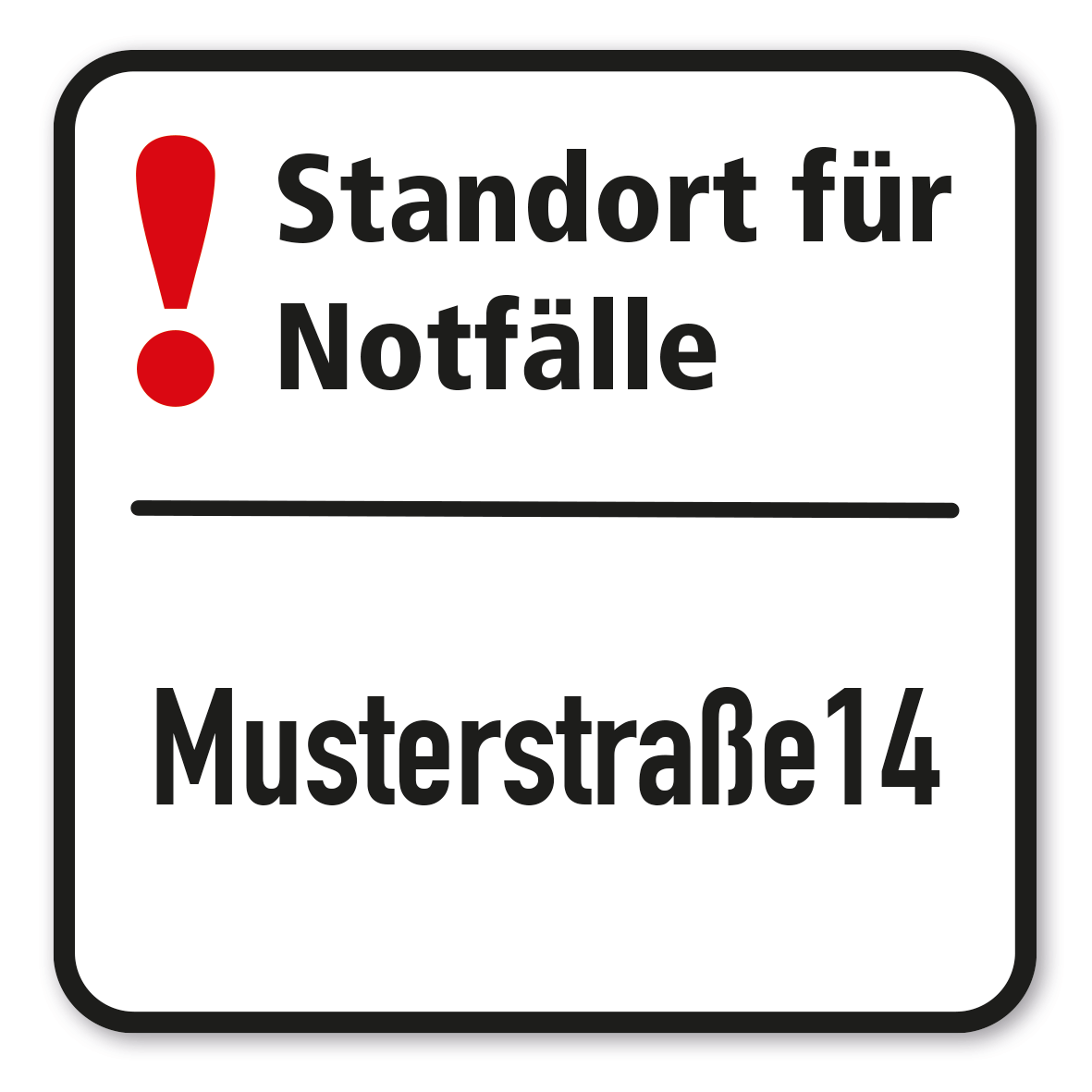 GF-P59 – Standortangabe für Notfälle (Informationen erforderlich)