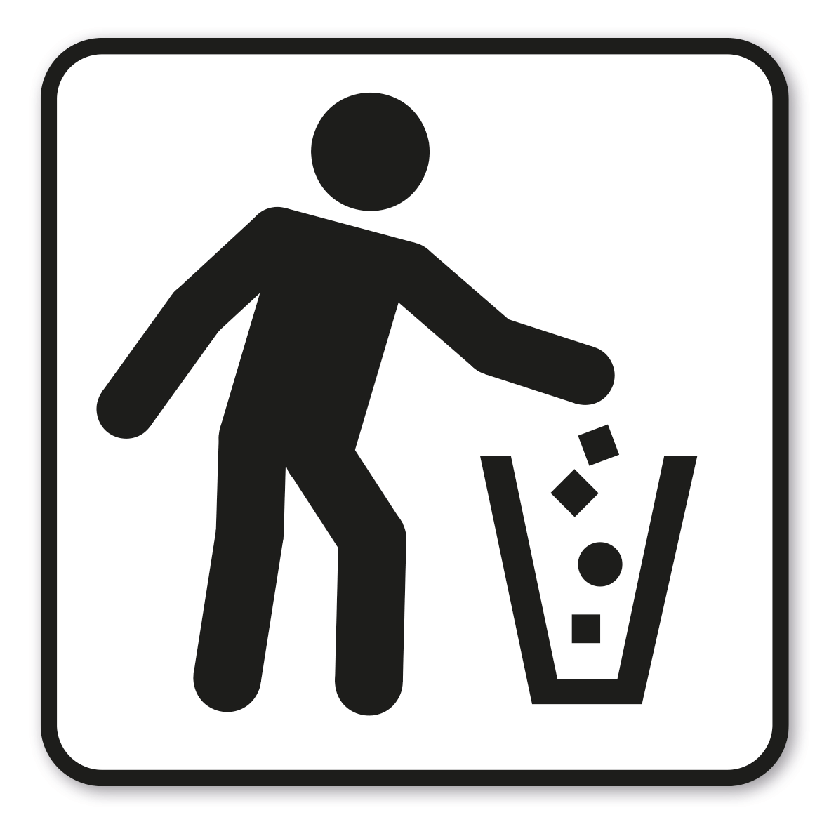 GF-P05 – Abfälle gehören in den Mülleimer