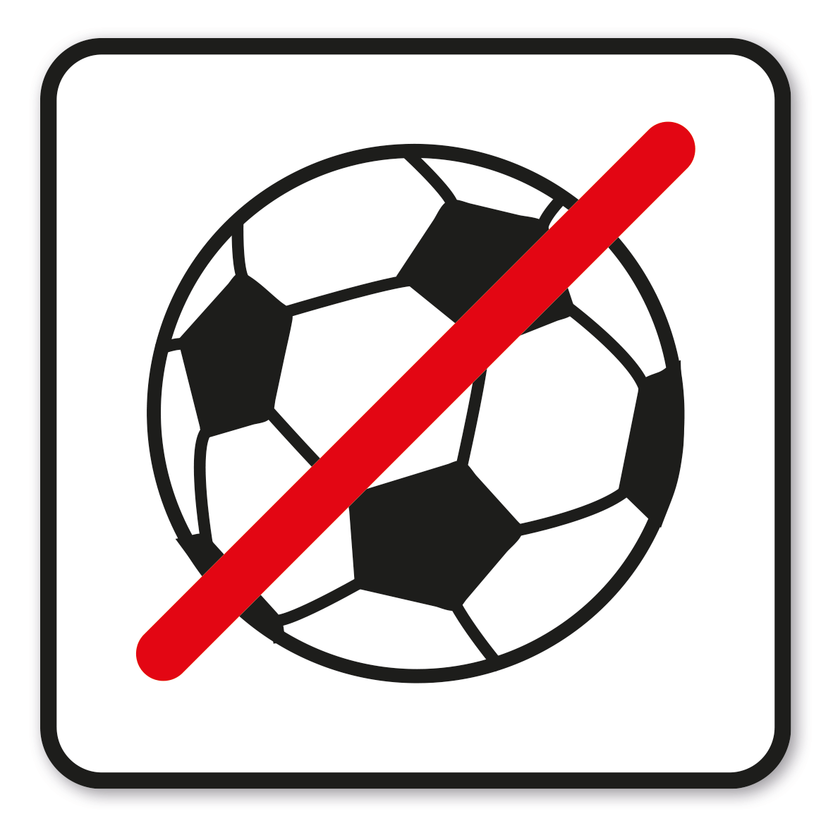 GF-P42 – Das Fußballspielen ist verboten