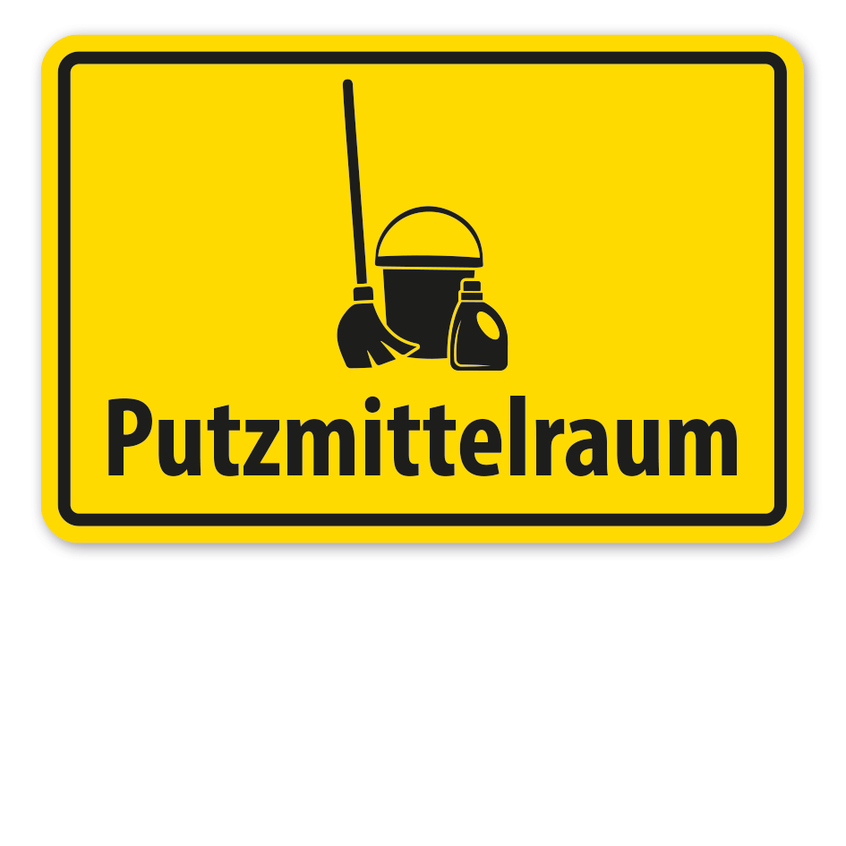 Schild Putzmittelraum