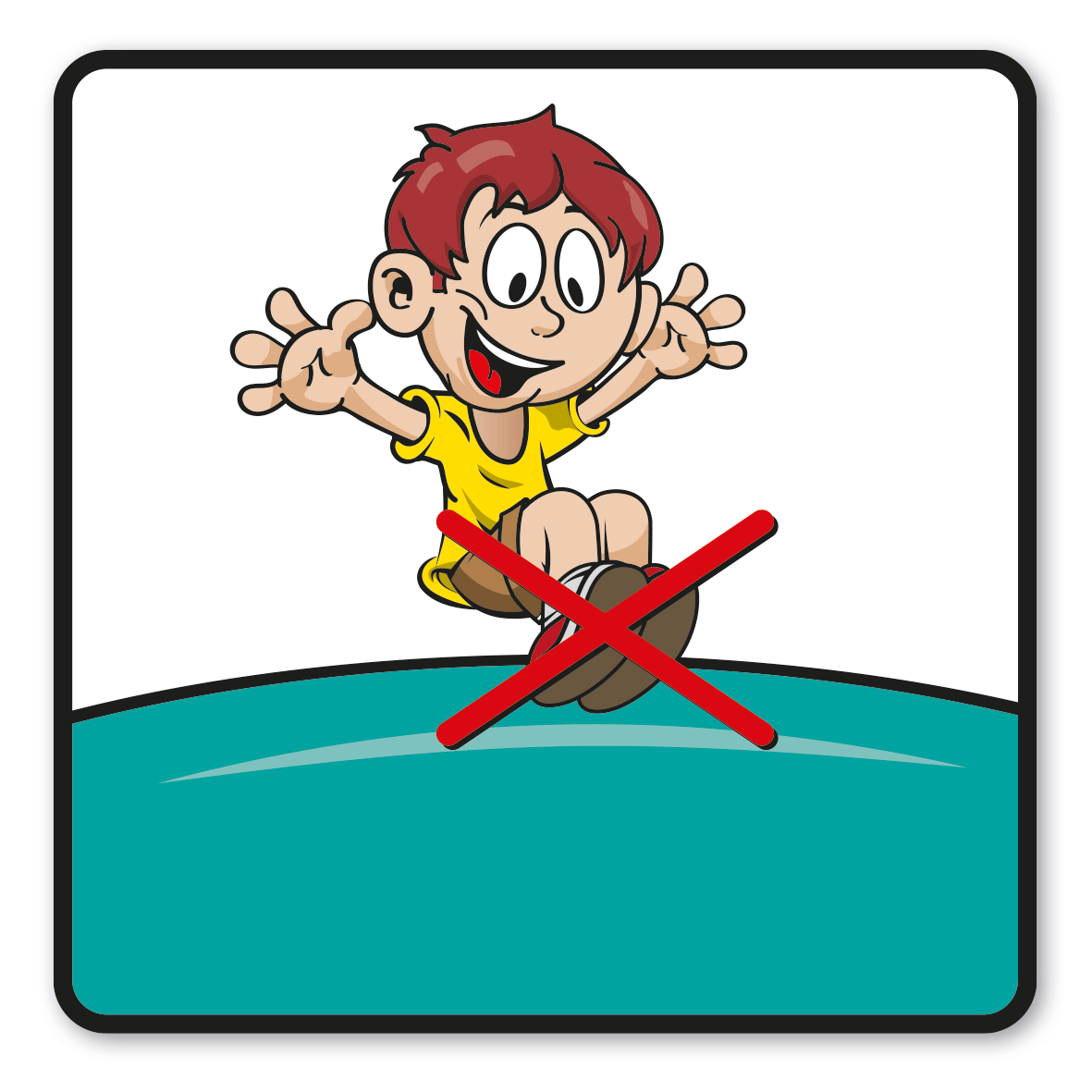 SP-01-P88 – Nicht mit Schuhen hüpfen