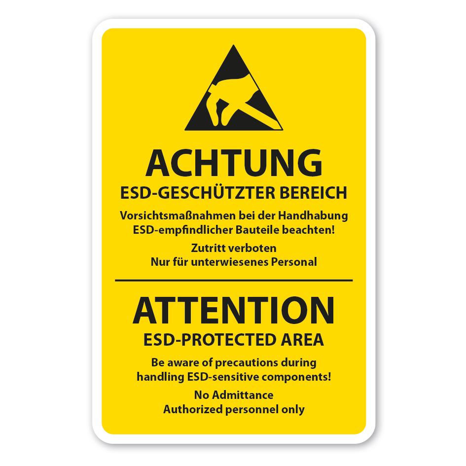 Aufkleber Vorsicht Spannung Folie selbstklebend 37 x 52 mm Aufkleber Vorsicht Spannung Folie selbstklebend 37 x 52 mm