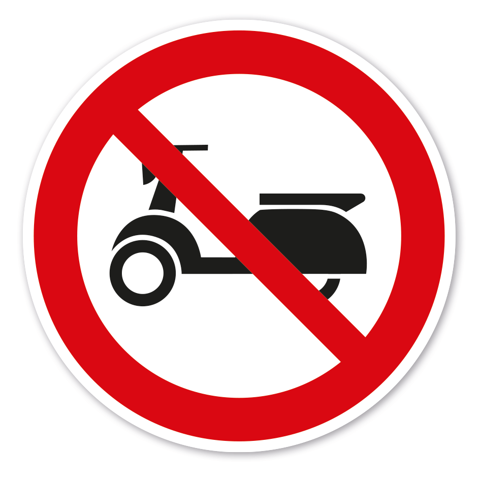 Verbotszeichen Für Roller verboten