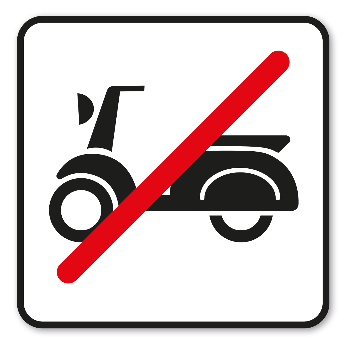 GF-P37 – Das Befahren des Geländes mit motorisierten Zweirädern ist verboten