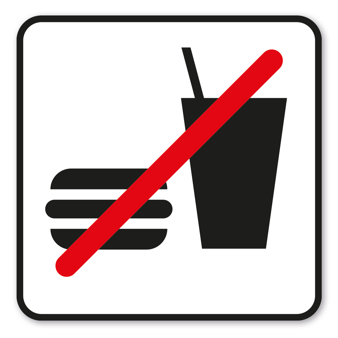 GF-P41 – Auf dem Gelände ist der Verzehr von Lebensmitteln nicht gestattet