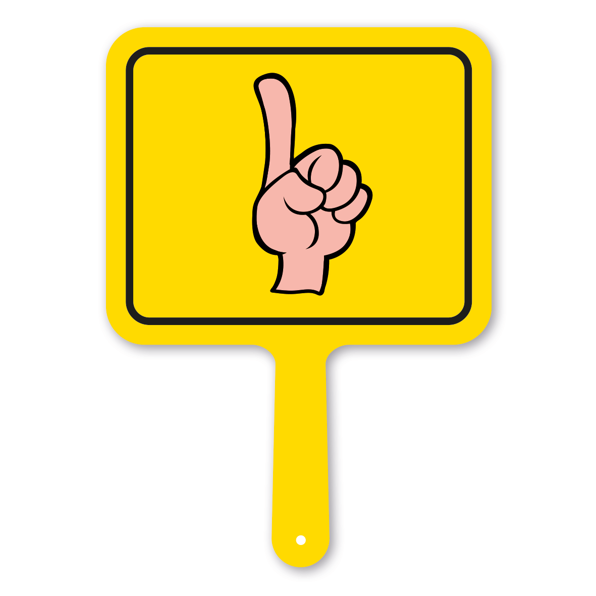 Originelles Formschild – Noch einen - Achtung – Motivschild