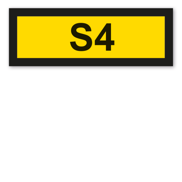 Kennzeichnung Laboreinstufung S4