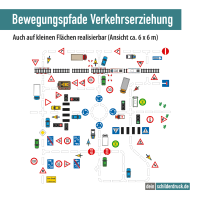 Vorschau: Bodenkleber für Lern- und Bewegungspfade - Vorgeschriebene Fahrtrichtung rechts - Verkehrszeichen VZ-209 - BWP-02-55 – Verkehrserziehung Vorschau: Bodenkleber für Lern- und Bewegungspfade - Vorgeschriebene Fahrtrichtung rechts - Verkehrszeichen VZ-209 - BWP-02-55 – Verkehrserziehung
