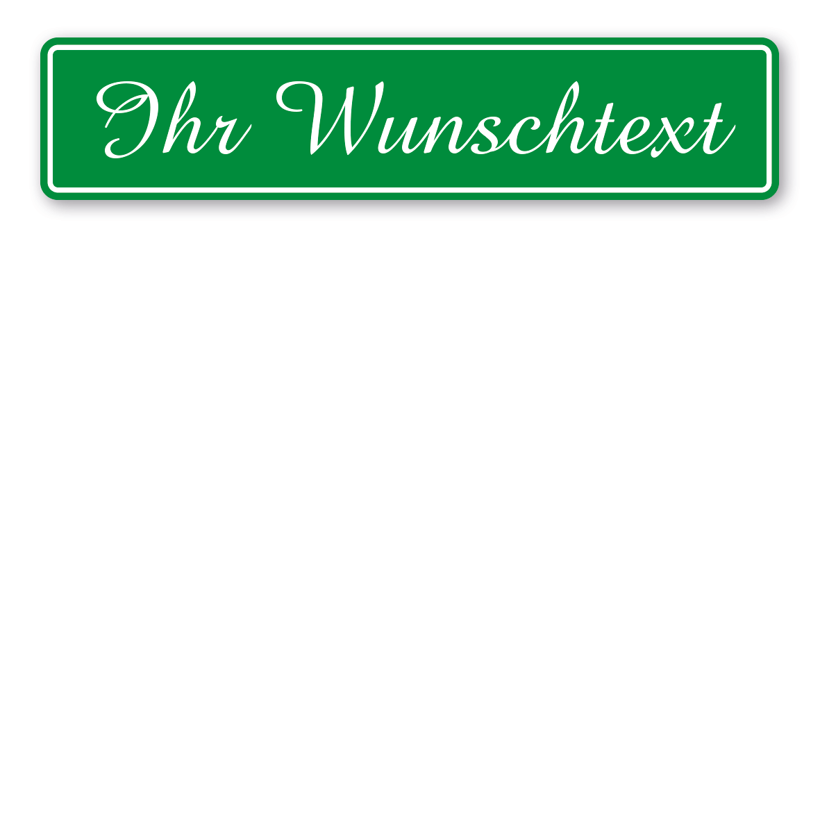 LKW-IND-01-D-Ihr-Wunschtext-gruen-Schrift-Schreibschrift