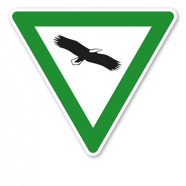 Verkehrsschild Naturschutzgebiet - Adler – VZ-PR-09