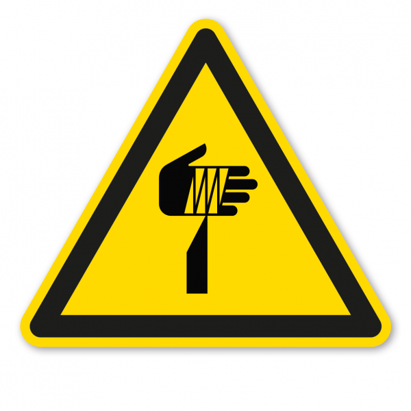 Warnzeichen Warnung vor spitzem Gegenstand – ISO 7010 - W022