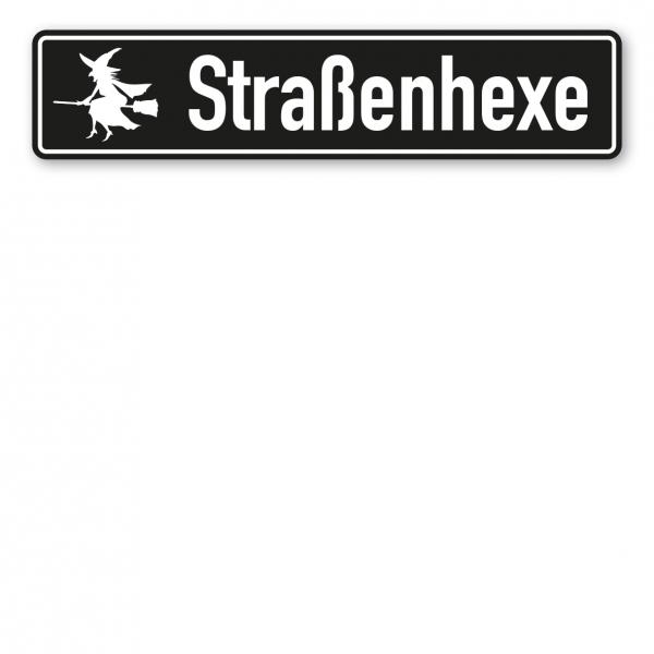 Truck / LKW - Schild Straßenhexe