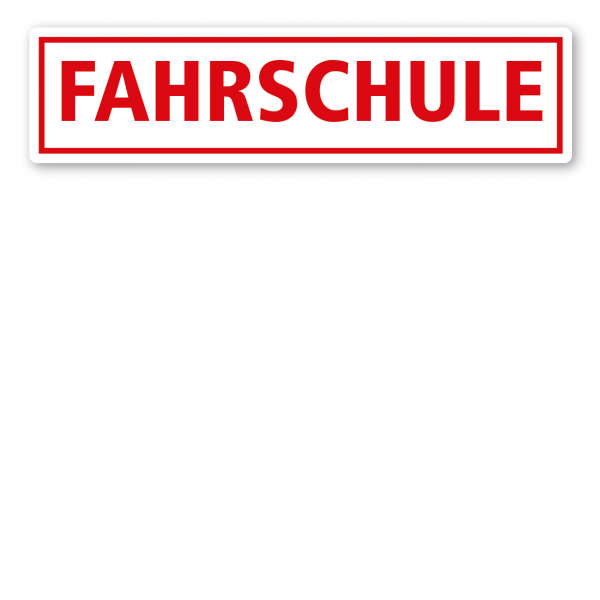 KFZ - Magnetschild Fahrschule