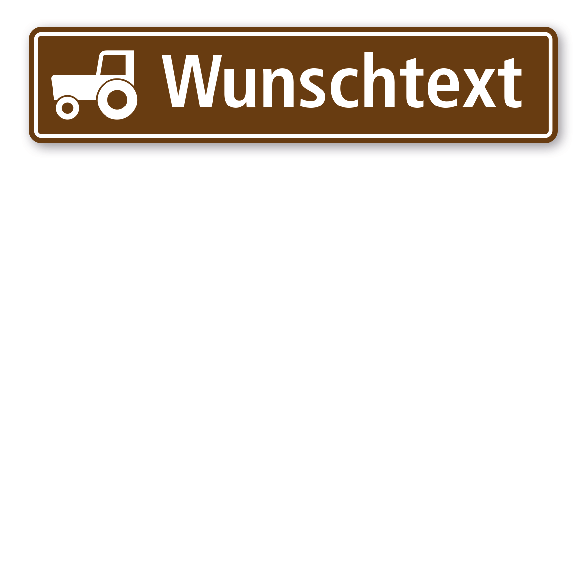 LKW-IND-03-Ihr-Wunschname-braun-Traktor-Schrift-normal