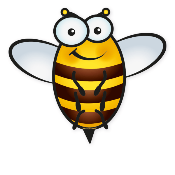 Bodenkleber für Bewegungspfade - Biene - BWP-01-22 - Motivelement von BWP-01-SET-16