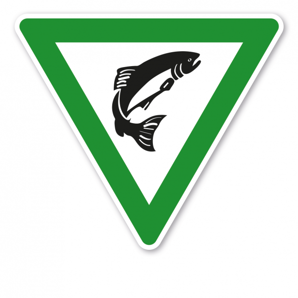 Verkehrsschild Fischschonbezirk – VZ-PR-05